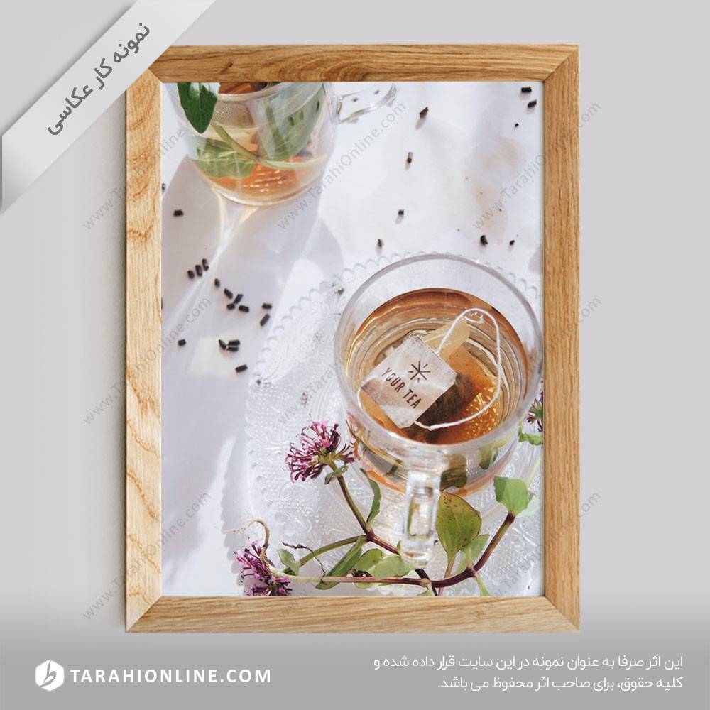 عکاسی از نوشیدنی ها - چای کیسه ای